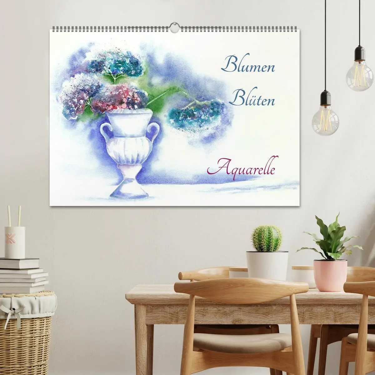 Bild: 9783457972908 | Blumen Blüten Aquarelle (Wandkalender 2026 DIN A2 quer), CALVENDO...