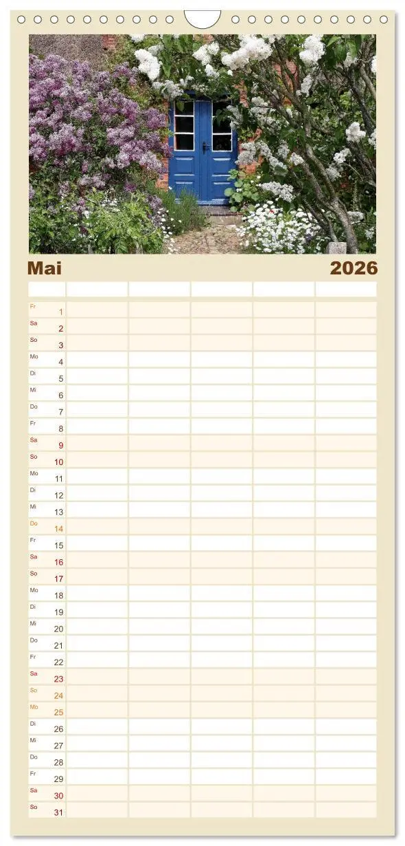 Bild: 9783516512908 | Familienplaner 2026 - Die Insel Amrum mit 5 Spalten (Wandkalender,...