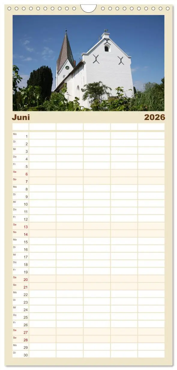 Bild: 9783516512908 | Familienplaner 2026 - Die Insel Amrum mit 5 Spalten (Wandkalender,...