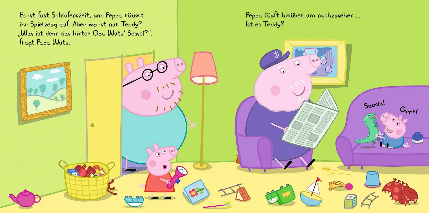 Bild: 9783833242908 | Peppa Pig: Wo ist Peppas Teddy? Mein Gutenacht-Klappenbuch | Panini