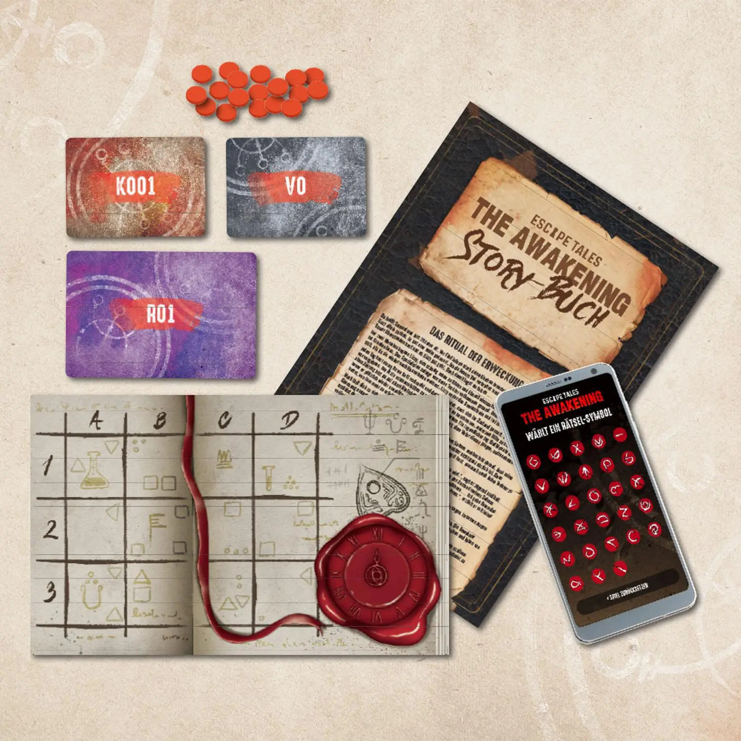Bild: 4002051693008 | Escape Tales - The Awakening | 1 - 4 Spieler | Caban | Spiel | Deutsch
