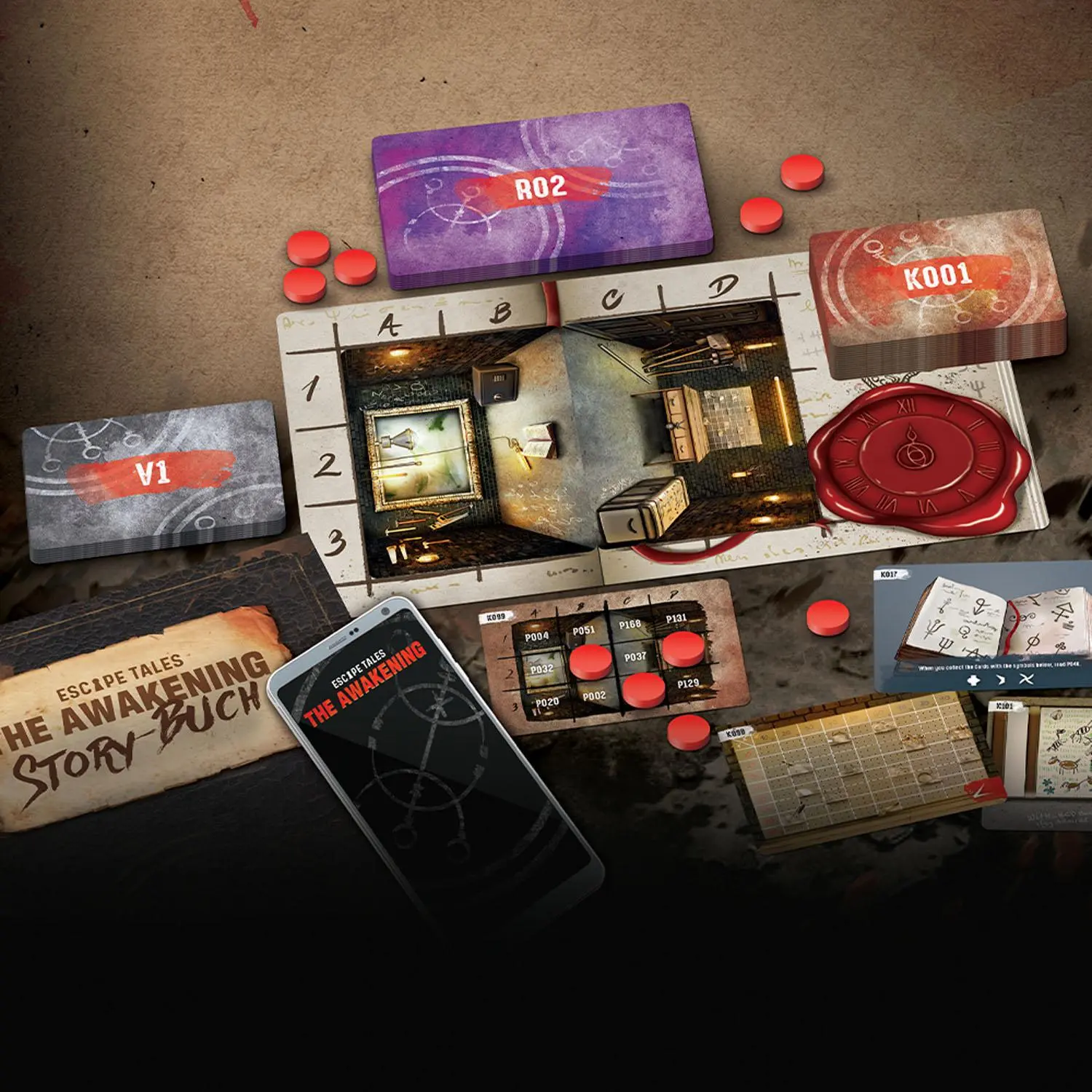 Bild: 4002051693008 | Escape Tales - The Awakening | 1 - 4 Spieler | Caban | Spiel | Deutsch