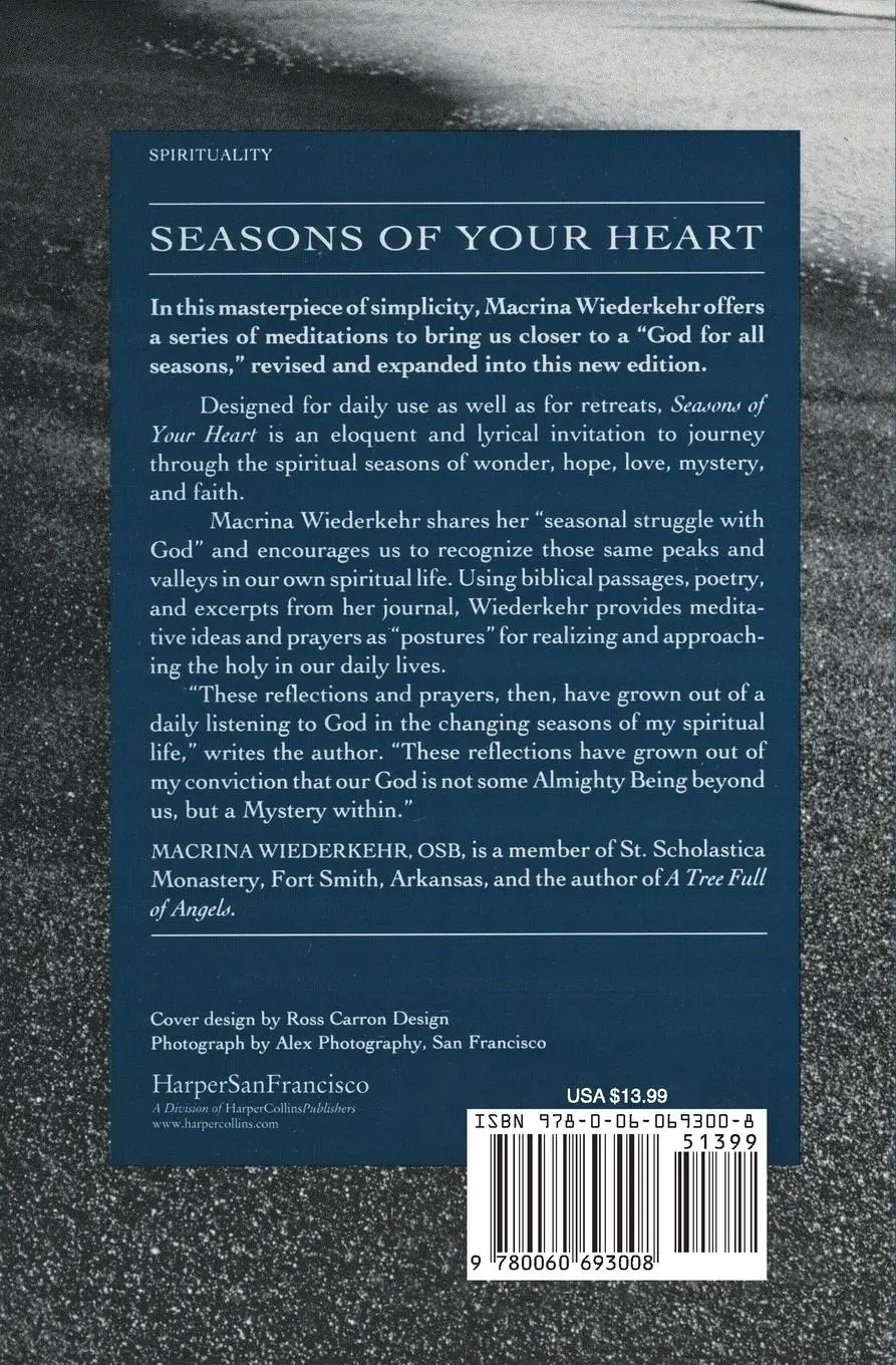 Rückseite: 9780060693008 | Seasons of Your Heart | Macrina Wiederkehr | Taschenbuch | Englisch