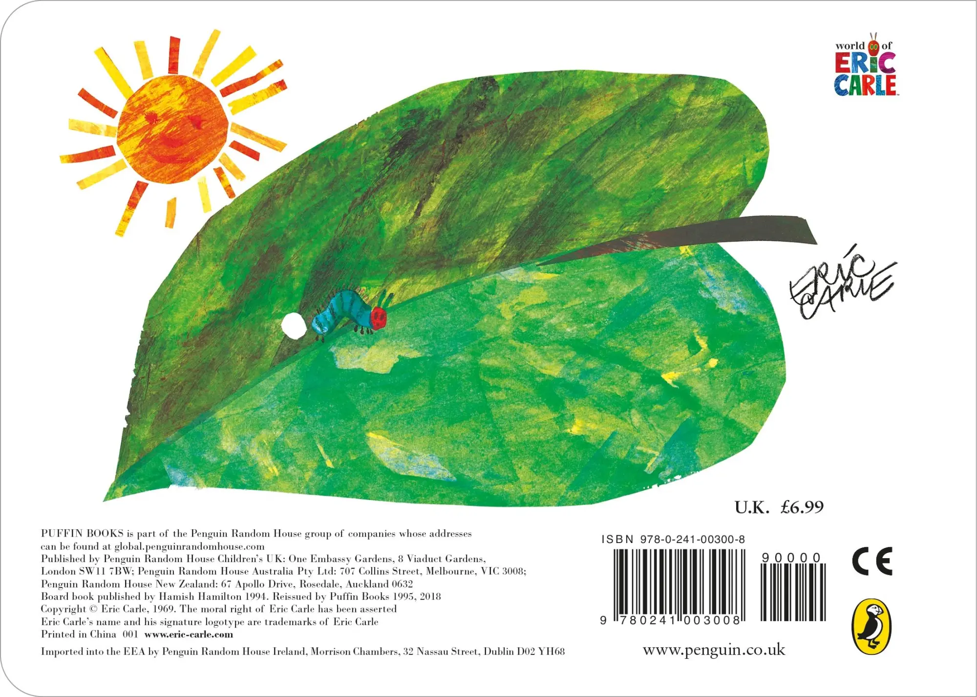 Rückseite: 9780241003008 | The Very Hungry Caterpillar | Eric Carle | Buch | 24 S. | Englisch