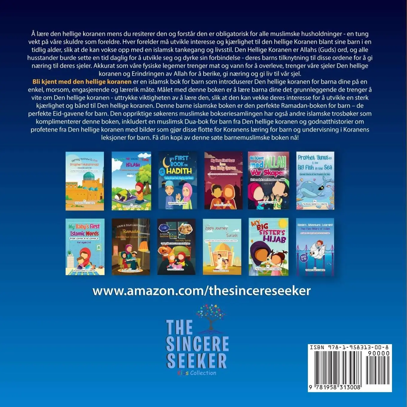 Rückseite: 9781958313008 | Bli kjent med den hellige koranen | The Sincere Seeker Collection