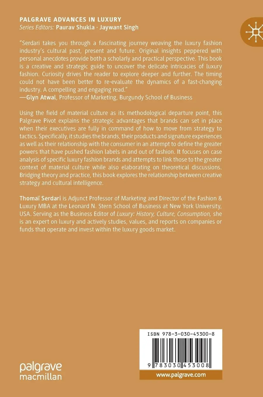 Rückseite: 9783030453008 | Rethinking Luxury Fashion | Thomaï Serdari | Buch | xxii | Englisch