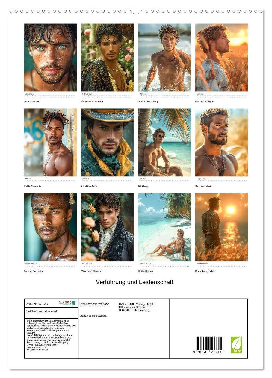Bild: 9783516263008 | Verführung und Leidenschaft (hochwertiger Premium Wandkalender 2026...