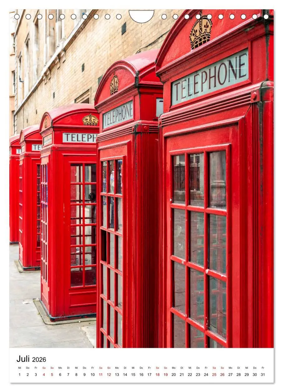 Bild: 9783516403008 | London, mal anders (Wandkalender 2026 DIN A4 hoch), CALVENDO...