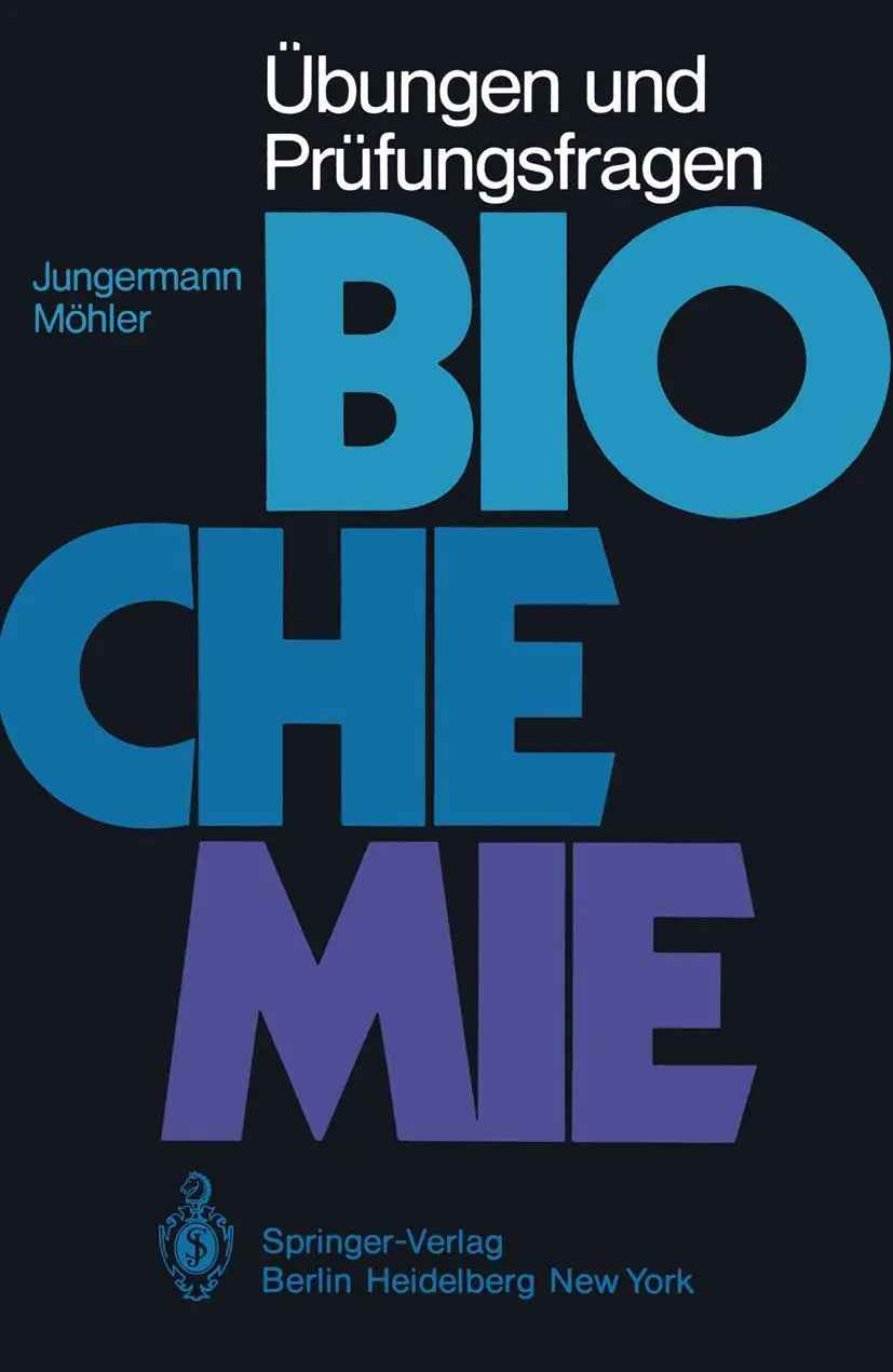 Cover: 9783540093008 | Übungen und Prüfungsfragen Biochemie | H. Möhler (u. a.) | Taschenbuch