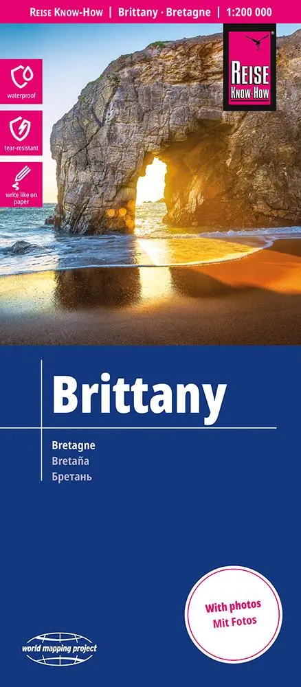 Cover: 9783831773008 | Reise Know-How Landkarte Bretagne / Brittany (1:200.000) | 2 S. | 2024