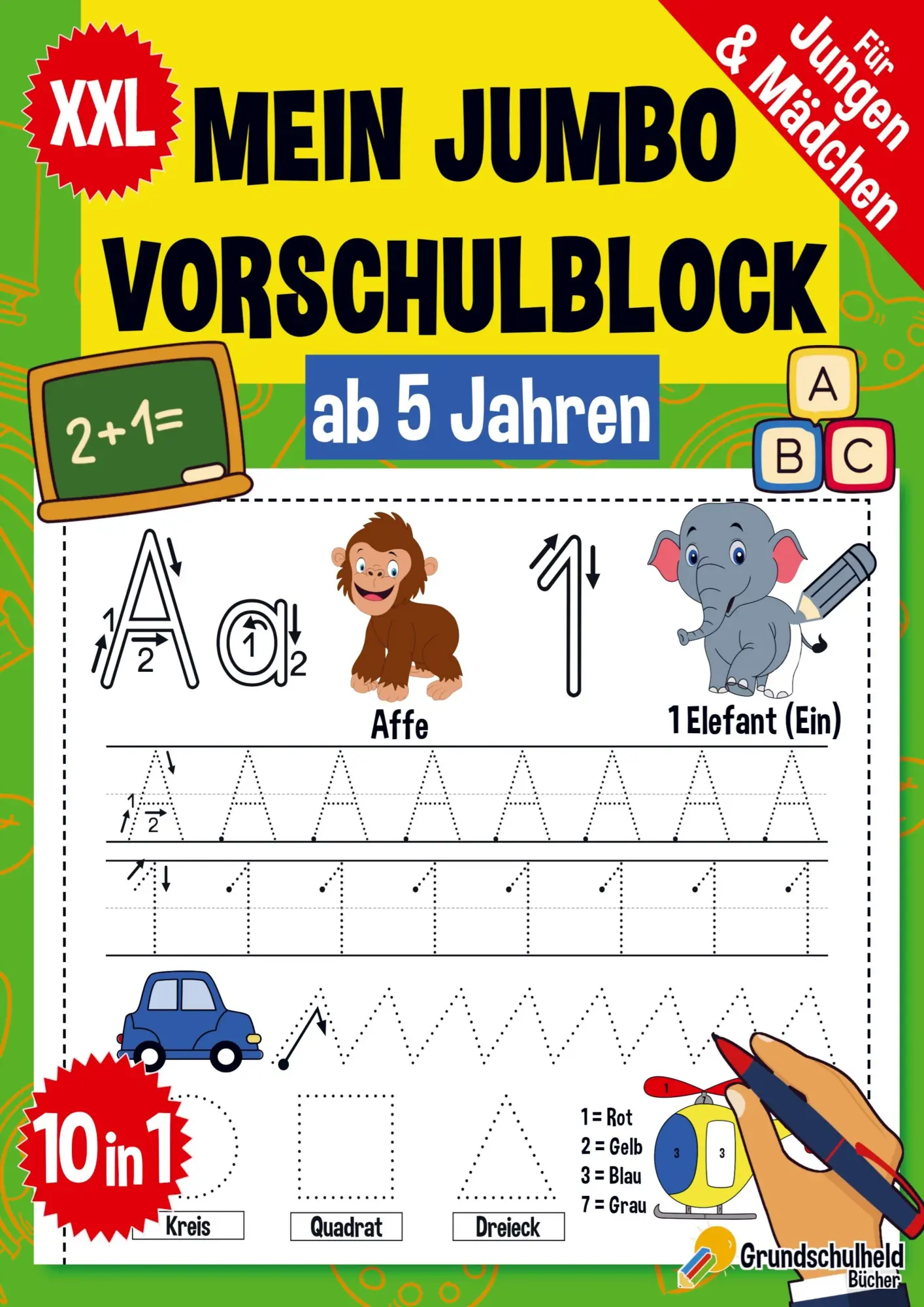 Cover: 9783912263008 | Mein Jumbo Vorschulblock | Grundschulheld Bücher | Taschenbuch | 2025