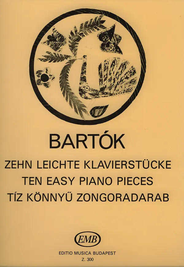Cover: 9790080003008 | 10 leichte Klavierstücke für Klavier | Béla Bartók | Buch