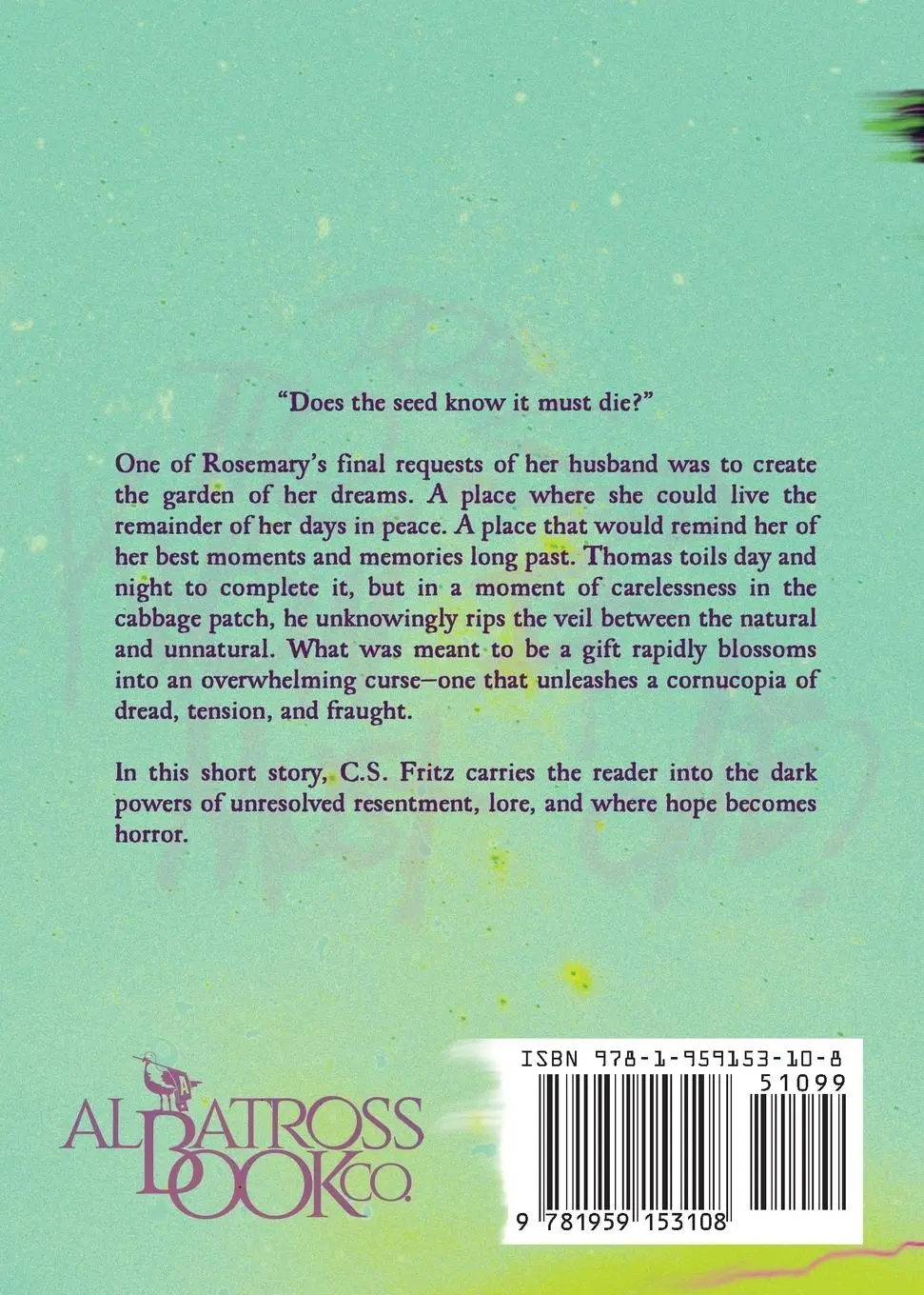 Rückseite: 9781959153108 | Cabbage | C. S. Fritz | Taschenbuch | Englisch | 2023