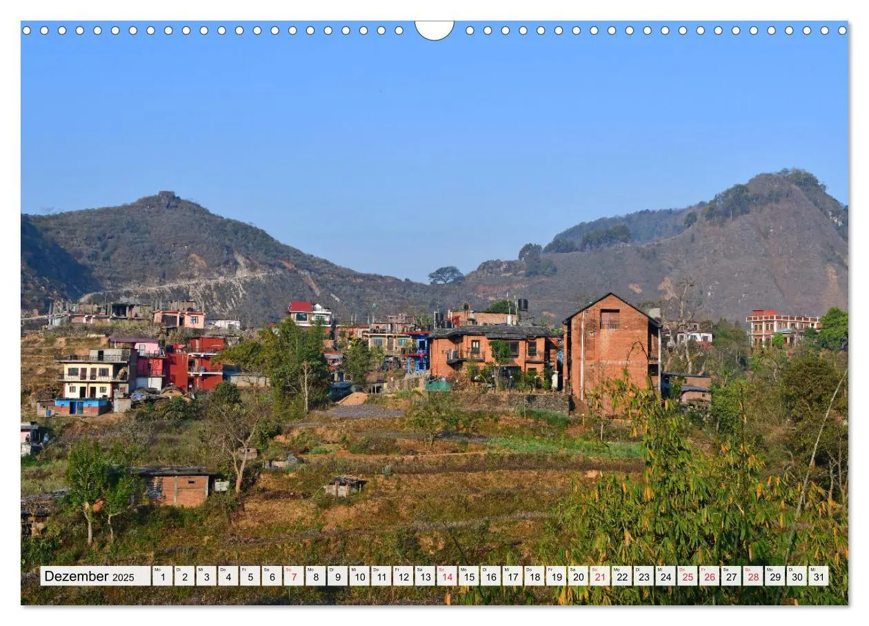 Bild: 9783435143108 | Wohnen im HIMALAYA (Wandkalender 2025 DIN A3 quer), CALVENDO...