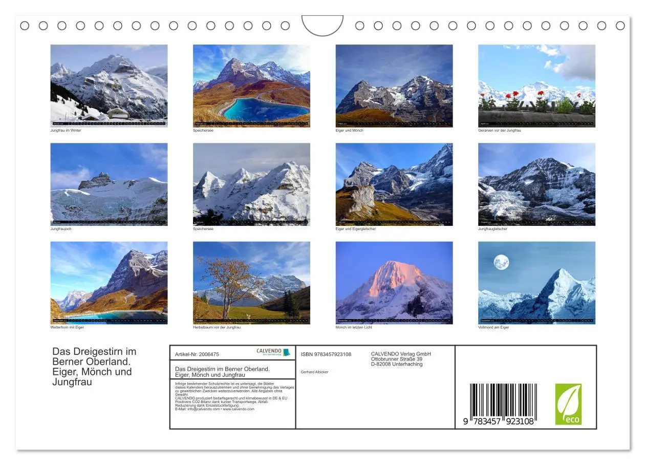 Bild: 9783457923108 | Das Dreigestirn im Berner Oberland. Eiger, Mönch und Jungfrau...