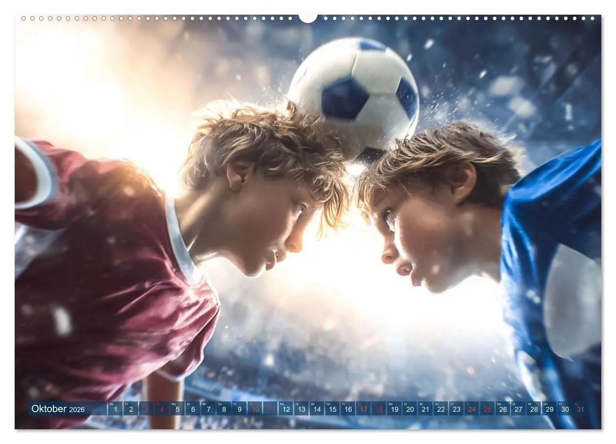 Bild: 9783516703108 | Fussball - Kids in Action (hochwertiger Premium Wandkalender 2026...