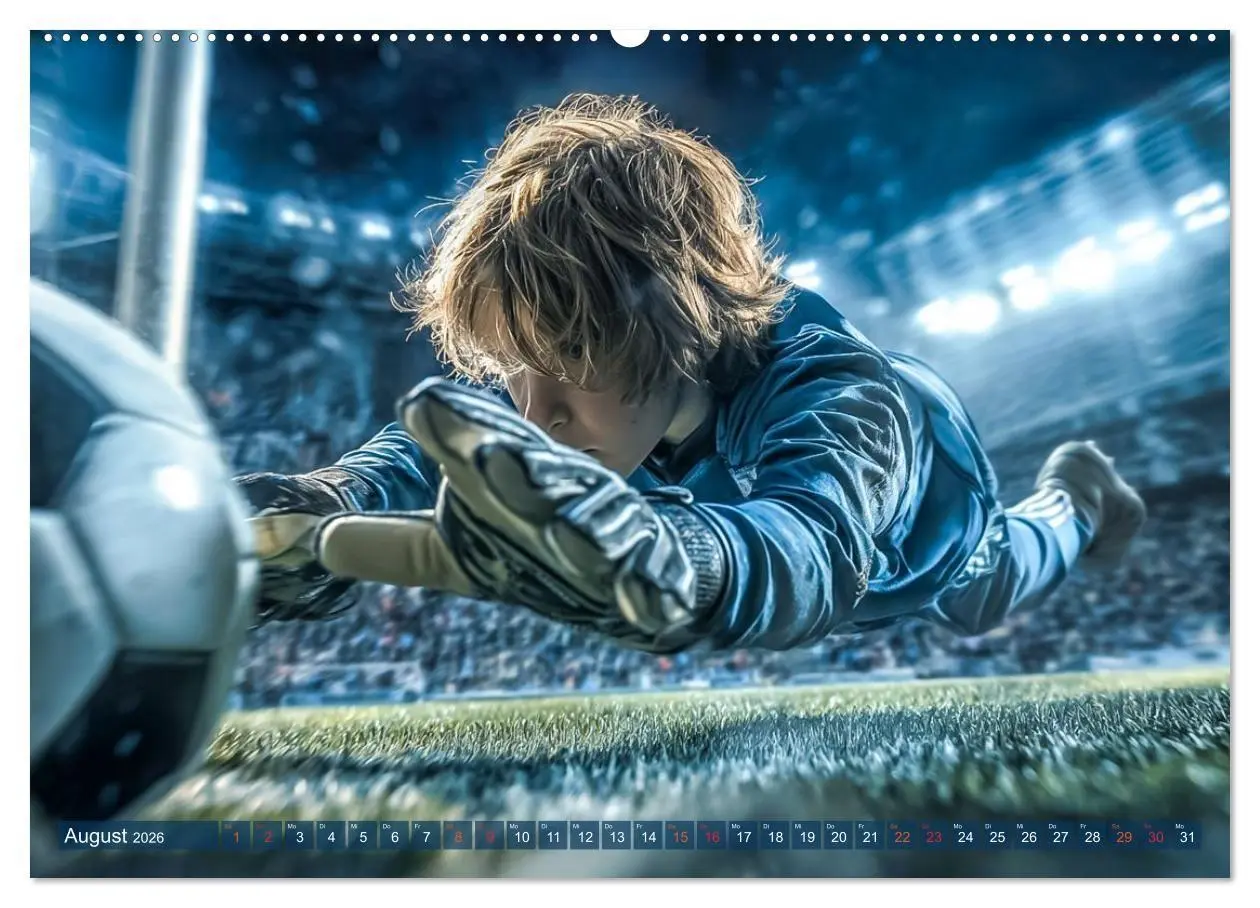 Bild: 9783516703108 | Fussball - Kids in Action (hochwertiger Premium Wandkalender 2026...