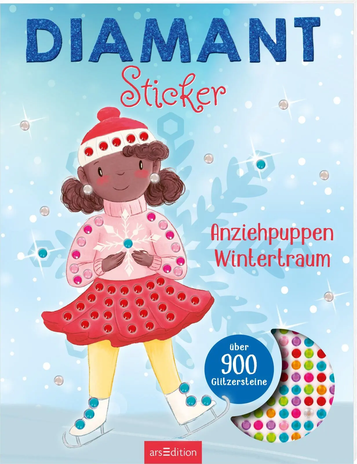 Cover: 9783845863108 | Diamantsticker Anziehpuppen - Wintertraum | Über 900 Glitzersteine