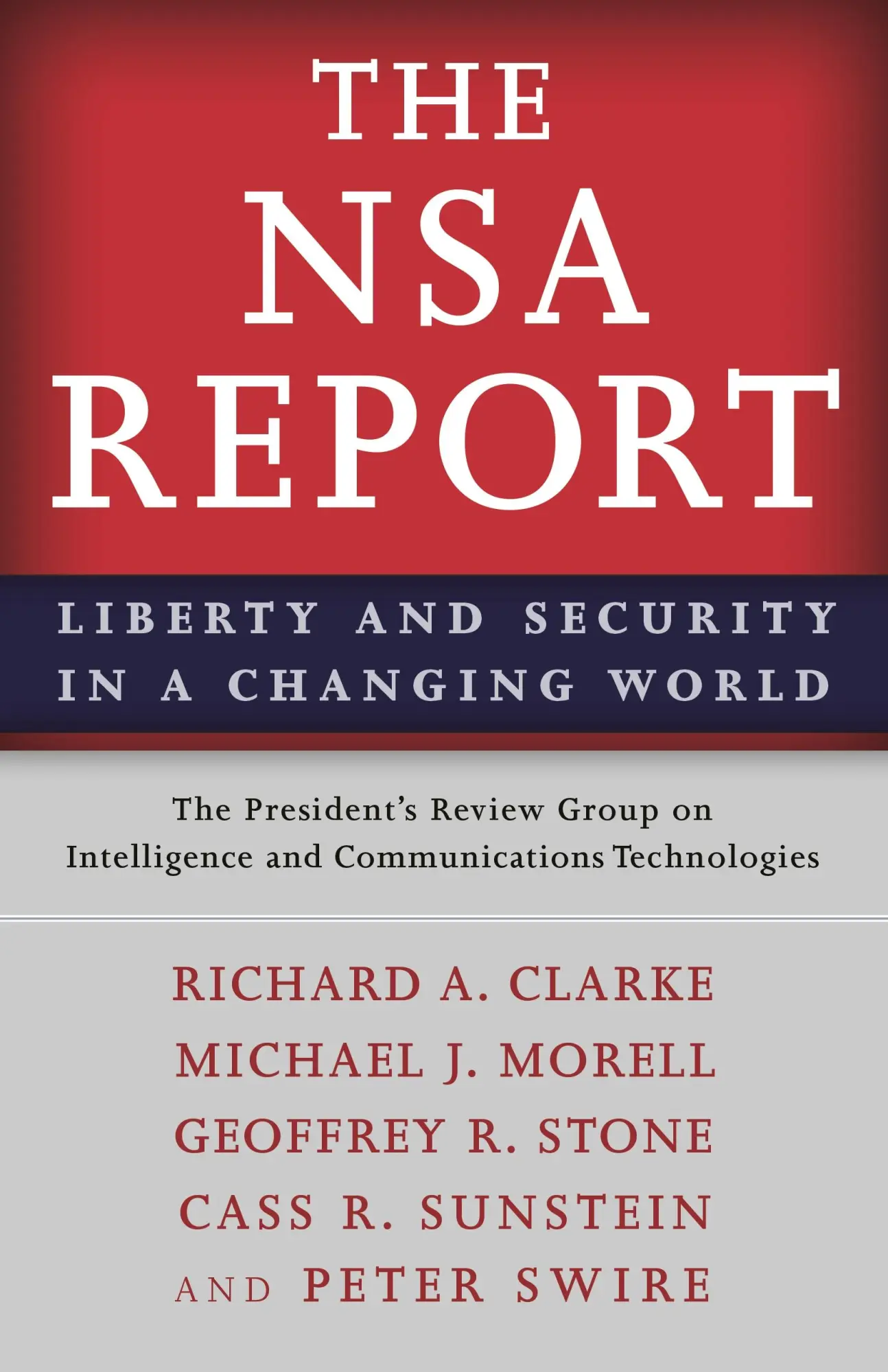 Cover: 9780691163208 | The Nsa Report | Liberty and Security in a Changing World | Buch