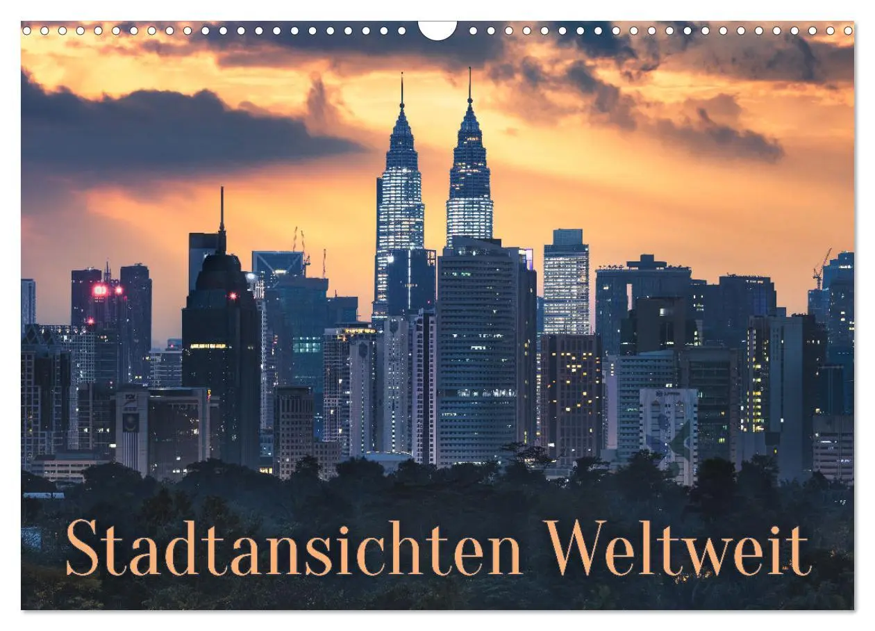 Cover: 9783457393208 | Stadtansichten Weltweit (Wandkalender 2026 DIN A3 quer), CALVENDO...