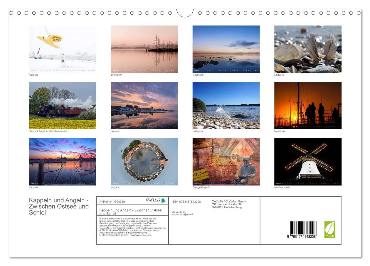 Bild: 9783457843208 | Kappeln und Angeln - Zwischen Ostsee und Schlei (Wandkalender 2026...