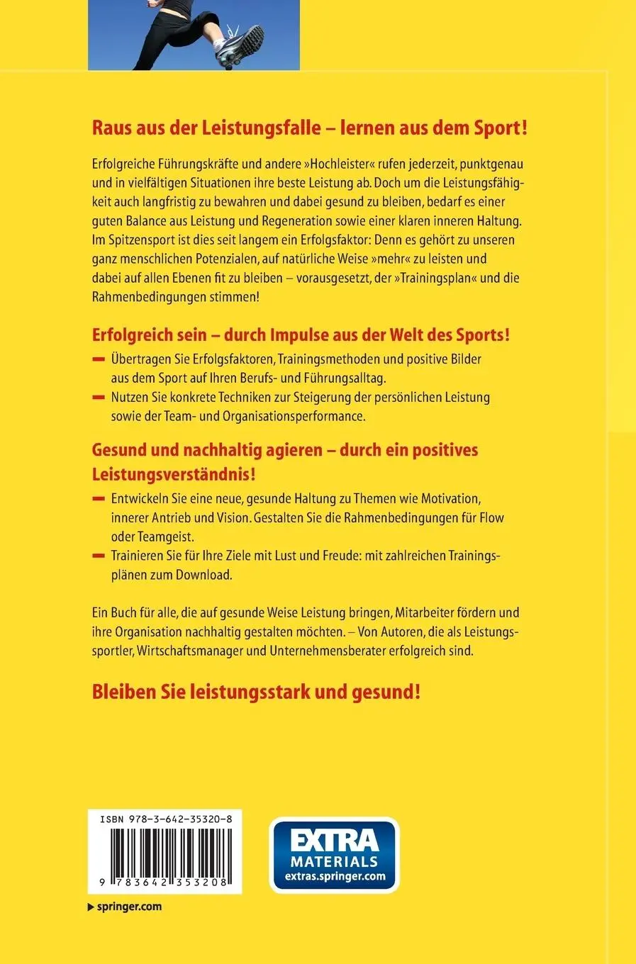 Rückseite: 9783642353208 | Natürlich mehr leisten! | Andreas Sachs (u. a.) | Buch | xiv | Deutsch
