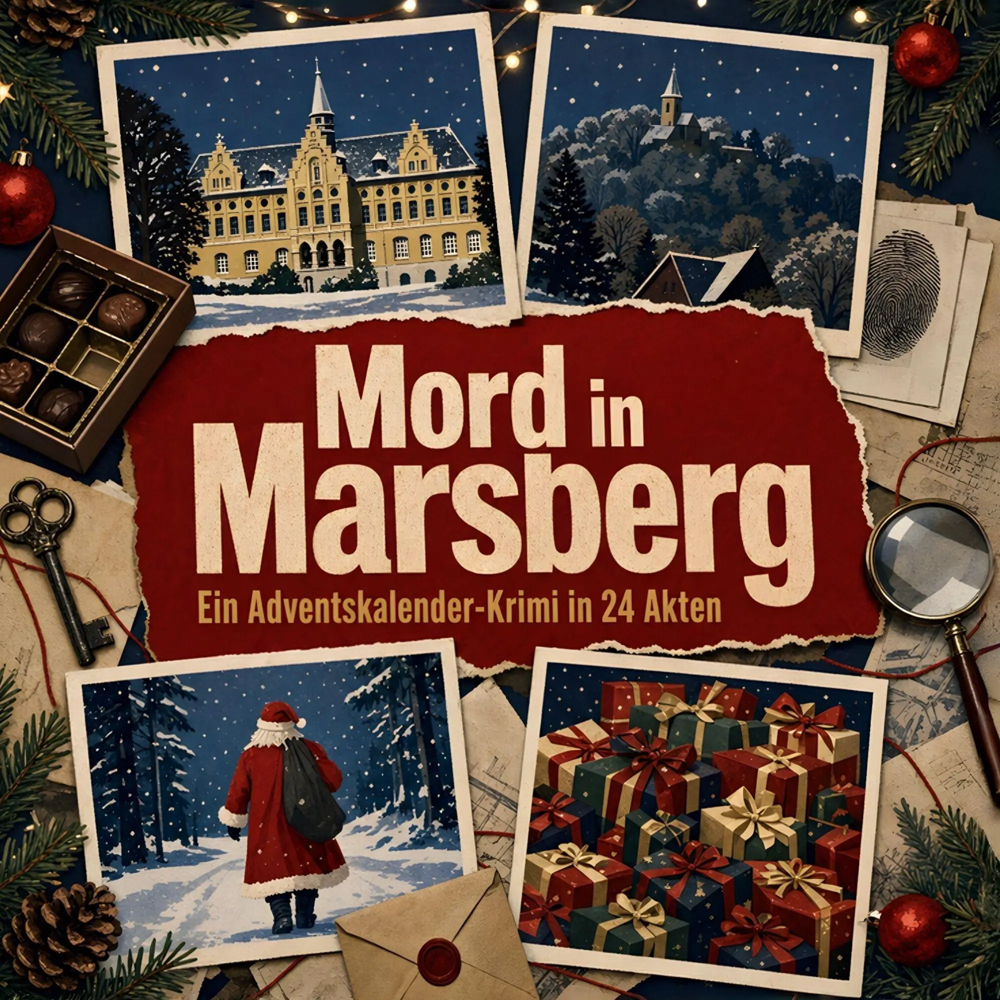 Cover: 9783696123208 | Mord in Marsberg | Ein Adventskalender-Krimi in 24 Akten | Paul Schmid