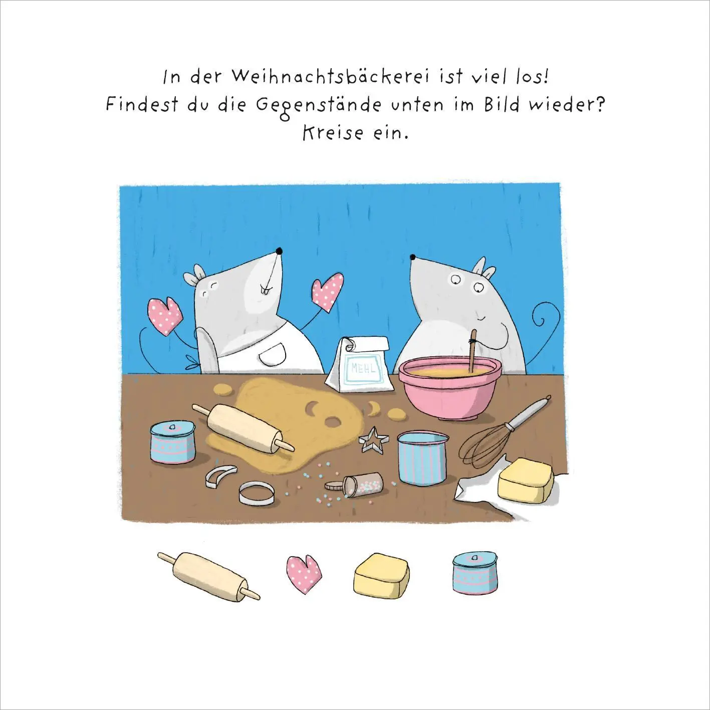 Bild: 9783845853208 | Mein dicker Rätselblock Weihnachten | Ab 4 Jahren | Sophia Schrade