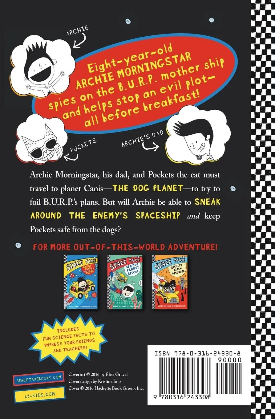 Rückseite: 9780316243308 | Space Taxi | The Galactic B.U.R.P. | Wendy Mass (u. a.) | Taschenbuch