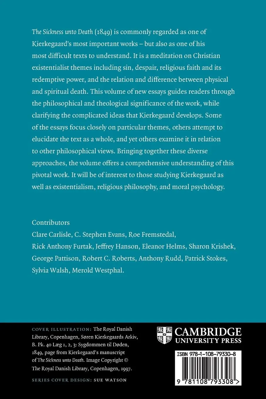 Rückseite: 9781108793308 | Kierkegaard's The Sickness unto Death | Jeffrey Hanson (u. a.) | Buch