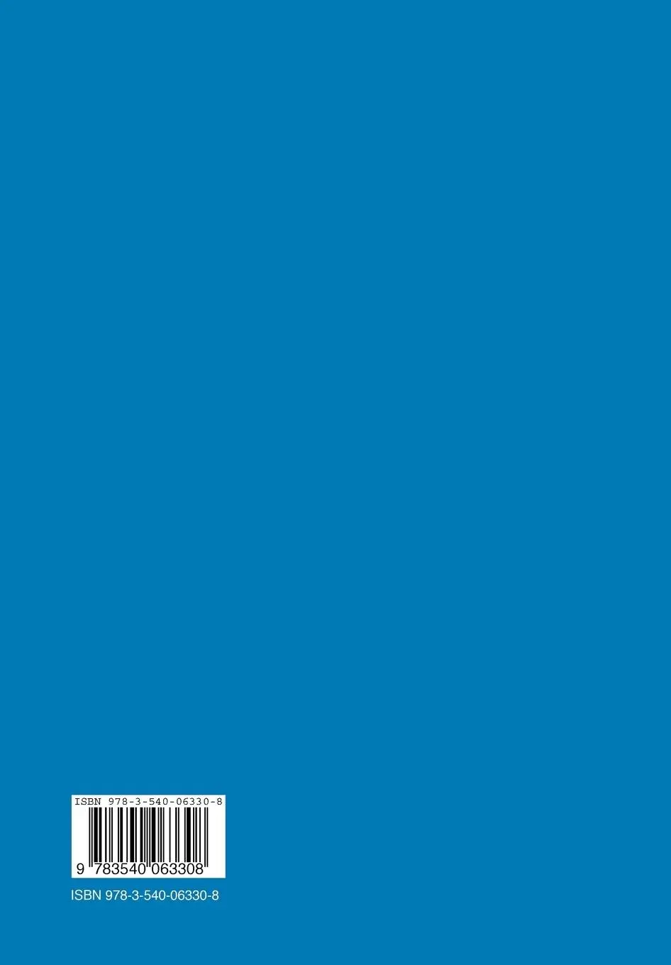 Rückseite: 9783540063308 | Sinnesphysiologie programmiert | Robert F. Schmidt | Taschenbuch | x