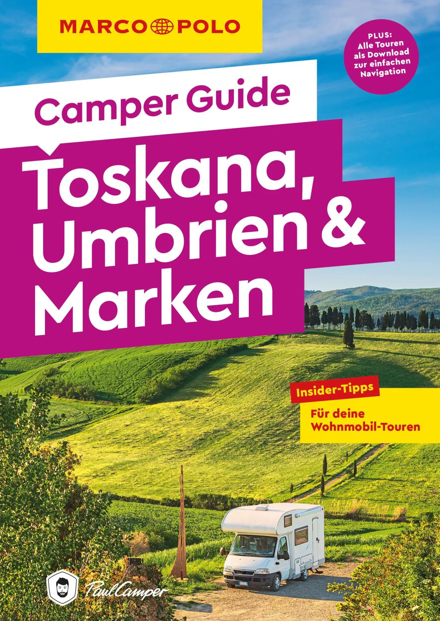 Cover: 9783575023308 | MARCO POLO Camper Guide Toskana, Umbrien &amp; Marken | Schnurrer | Buch