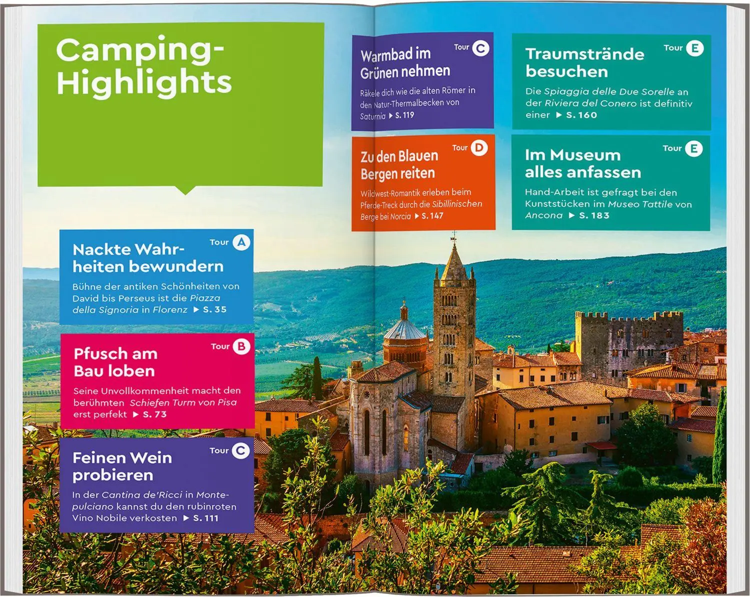 Bild: 9783575023308 | MARCO POLO Camper Guide Toskana, Umbrien &amp; Marken | Schnurrer | Buch