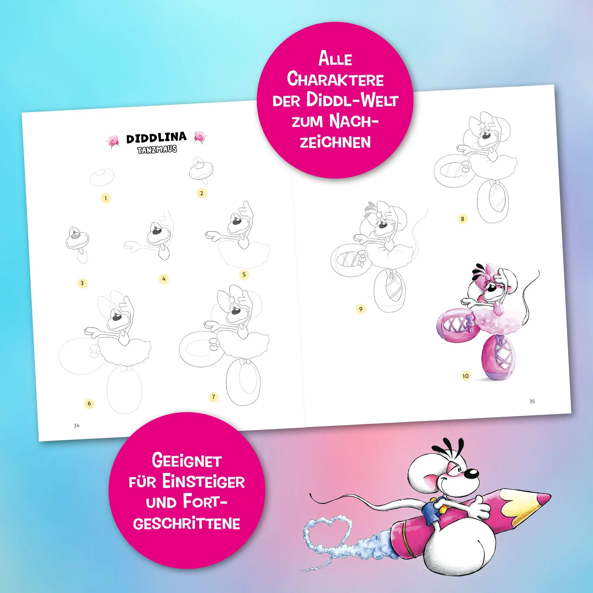 Bild: 9783735883308 | DIDDL - Das offizielle Zeichenbuch | Diddl (u. a.) | Taschenbuch
