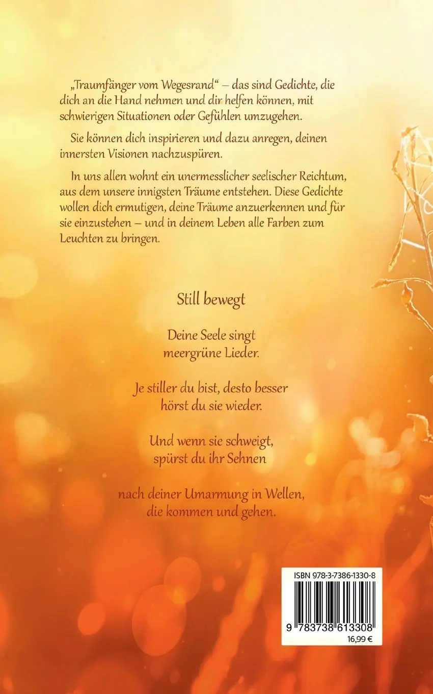 Rückseite: 9783738613308 | Traumfänger vom Wegesrand | Gedichte für dich | Katrin Weber | Buch