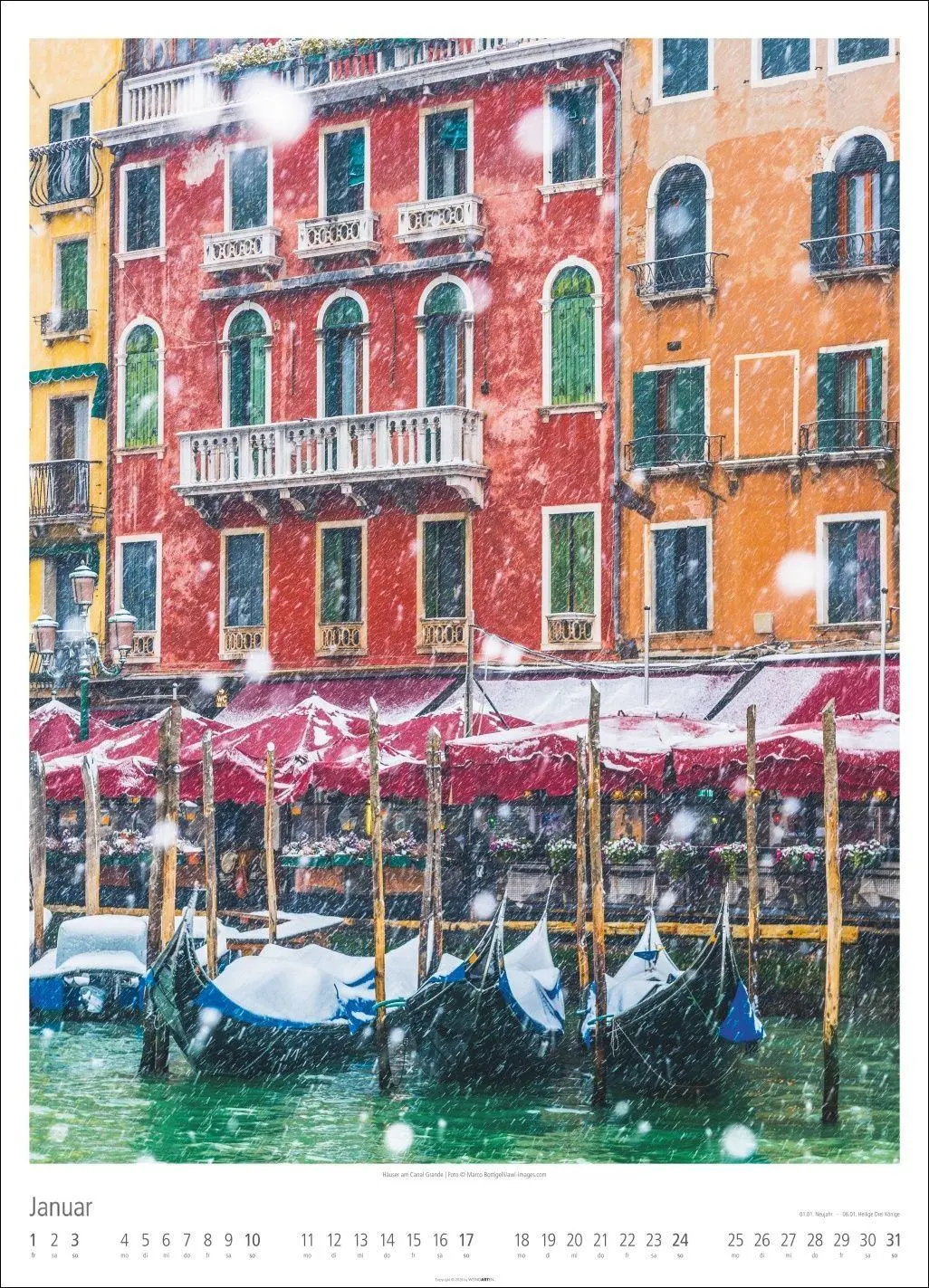 Bild: 9783839903308 | Venezia Kalender 2027 - La Serenissima | Kalender | Spiralbindung