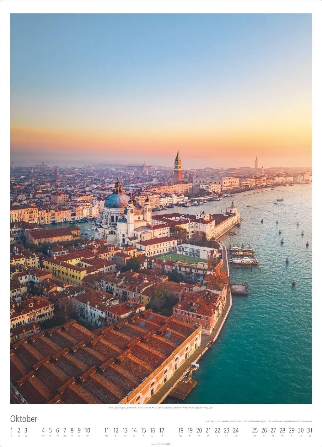 Bild: 9783839903308 | Venezia Kalender 2027 - La Serenissima | Kalender | Spiralbindung
