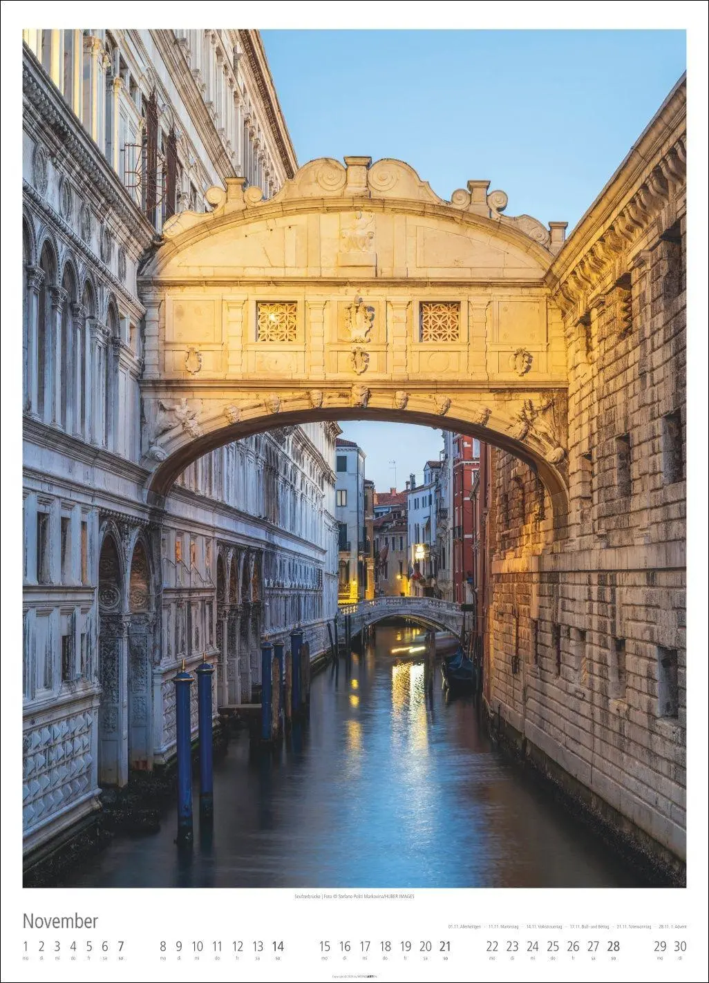 Bild: 9783839903308 | Venezia Kalender 2027 - La Serenissima | Kalender | Spiralbindung