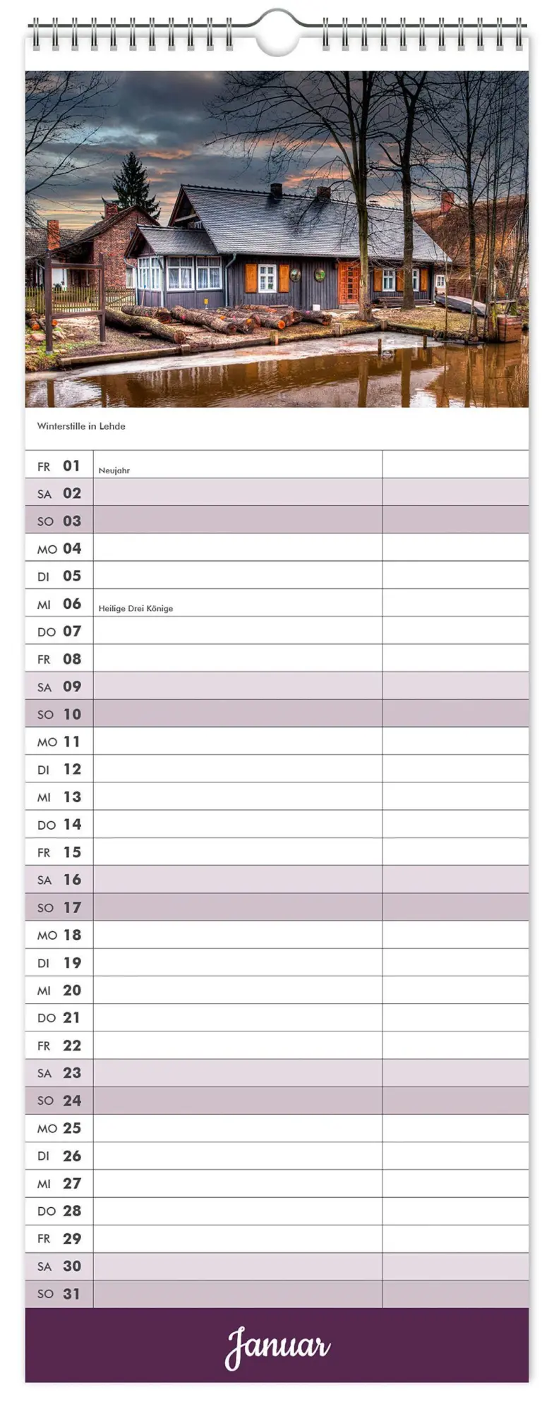 Bild: 9783912303308 | Küchenkalender Spreewald 2027 NEU! inkl. Rezepte | K4 Verlag (u. a.)