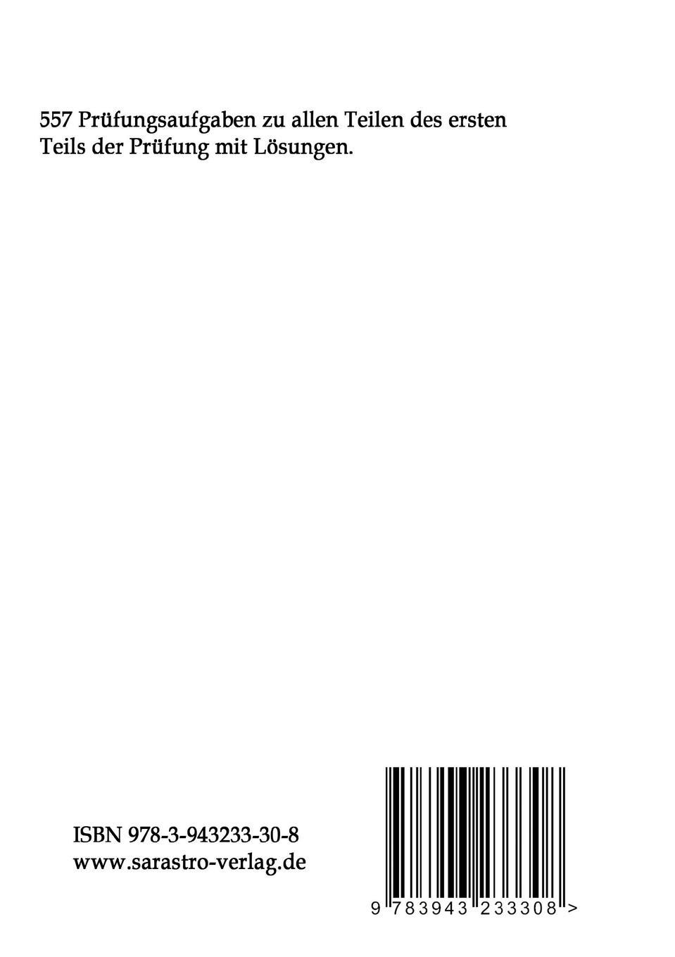Rückseite: 9783943233308 | 250 Fragen zum Tierpflegemeister | Lais Systeme | Taschenbuch | 248 S.