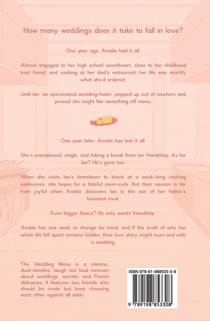 Rückseite: 9789198853308 | The Wedding Menu | Letizia Lorini | Taschenbuch | Englisch | 2023