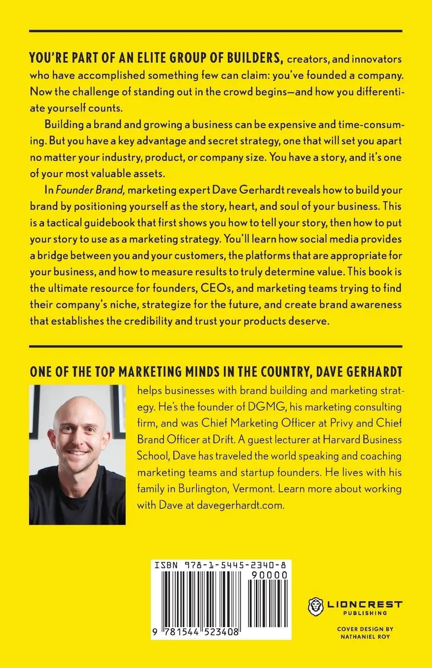 Rückseite: 9781544523408 | Founder Brand | Turn Your Story Into Your Competitive Advantage | Buch
