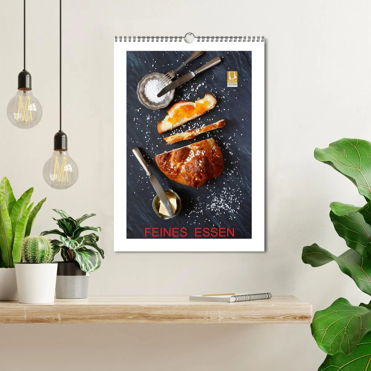Bild: 9783516393408 | Feines Essen (Wandkalender 2026 DIN A3 hoch), CALVENDO Monatskalender