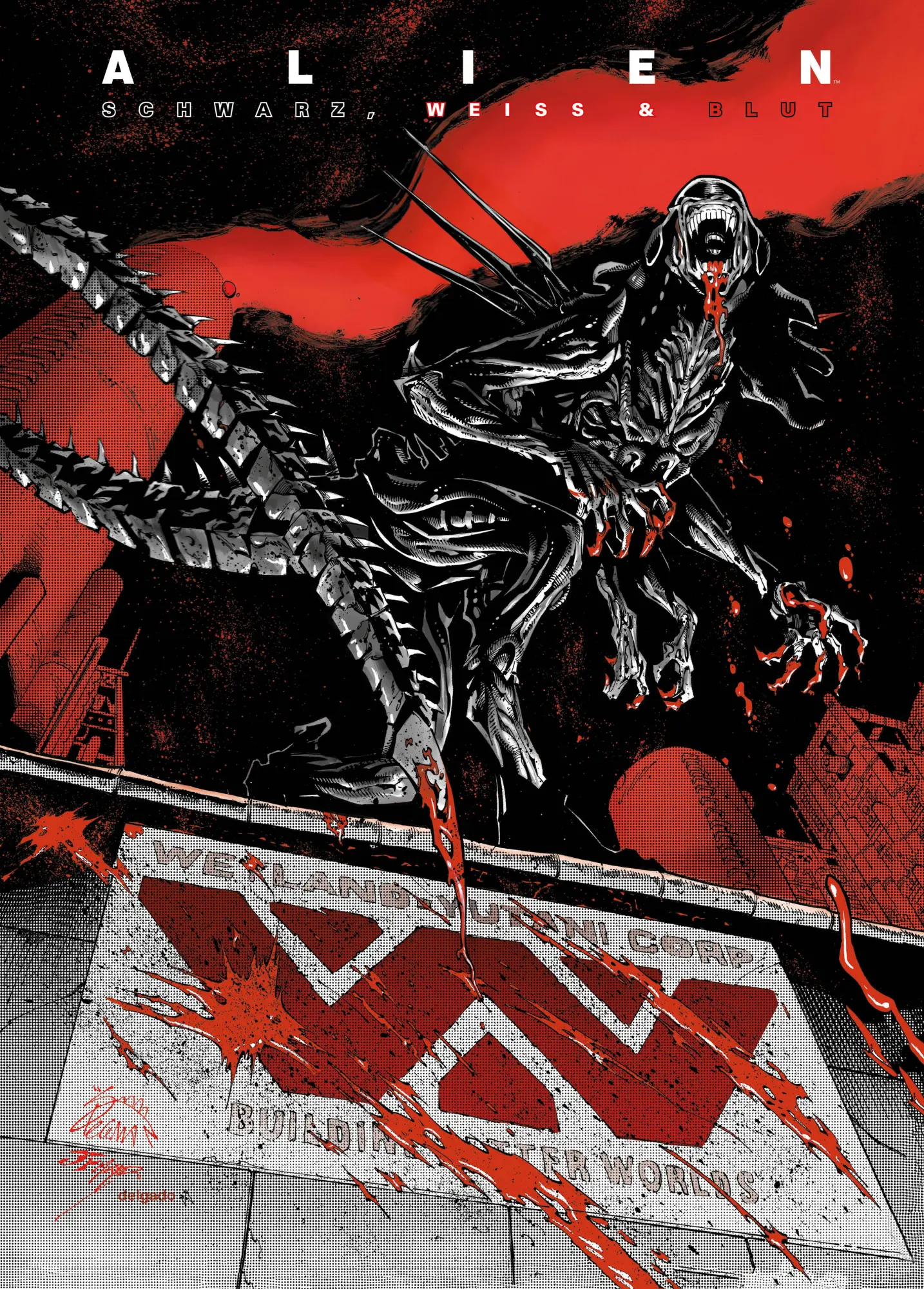 Cover: 9783741643408 | Alien: Schwarz, Weiß &amp; Blut | Ryan Cady (u. a.) | Buch | 136 S. | 2025