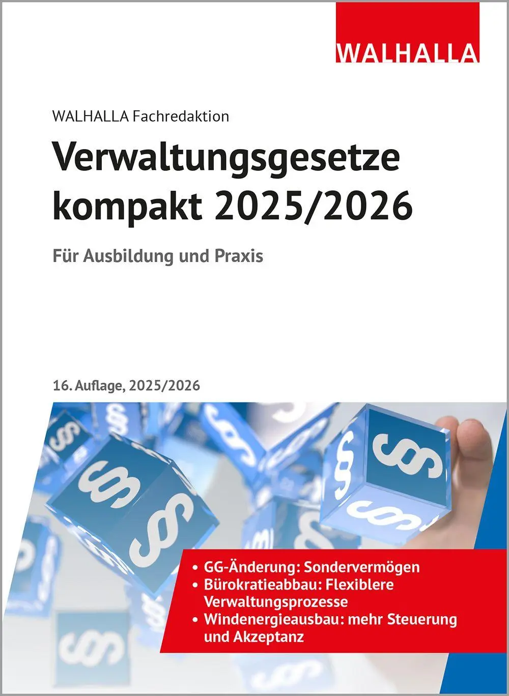 Cover: 9783802953408 | Verwaltungsgesetze kompakt | Walhalla Fachredaktion | Buch | 1344 S.