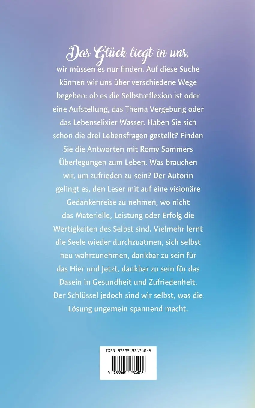 Rückseite: 9783949263408 | Friedlich mit mir leben | Meine Welt ist bunt | Romy Sommer | Buch