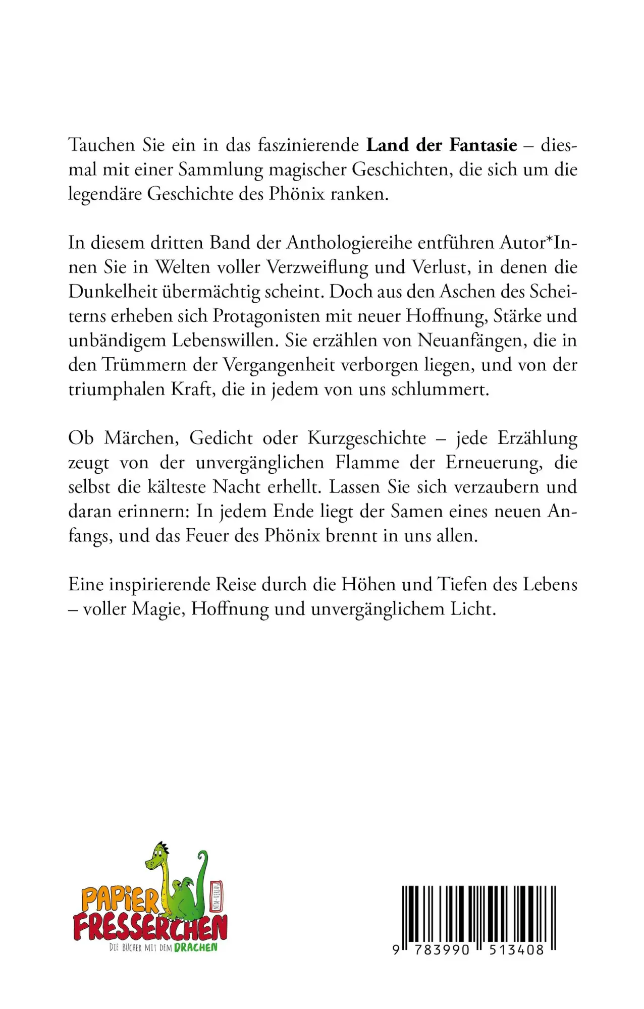 Rückseite: 9783990513408 | Wie Phönix aus der Asche - Geschichten aus dem Land der Fantasie