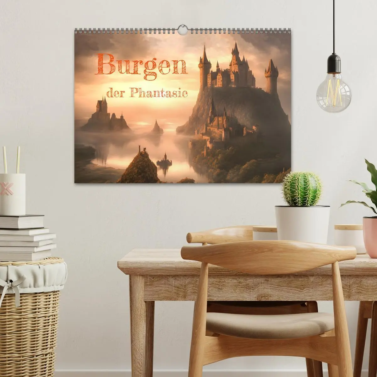 Bild: 9783457503508 | Burgen der Phantasie (Wandkalender 2026 DIN A3 quer), CALVENDO...