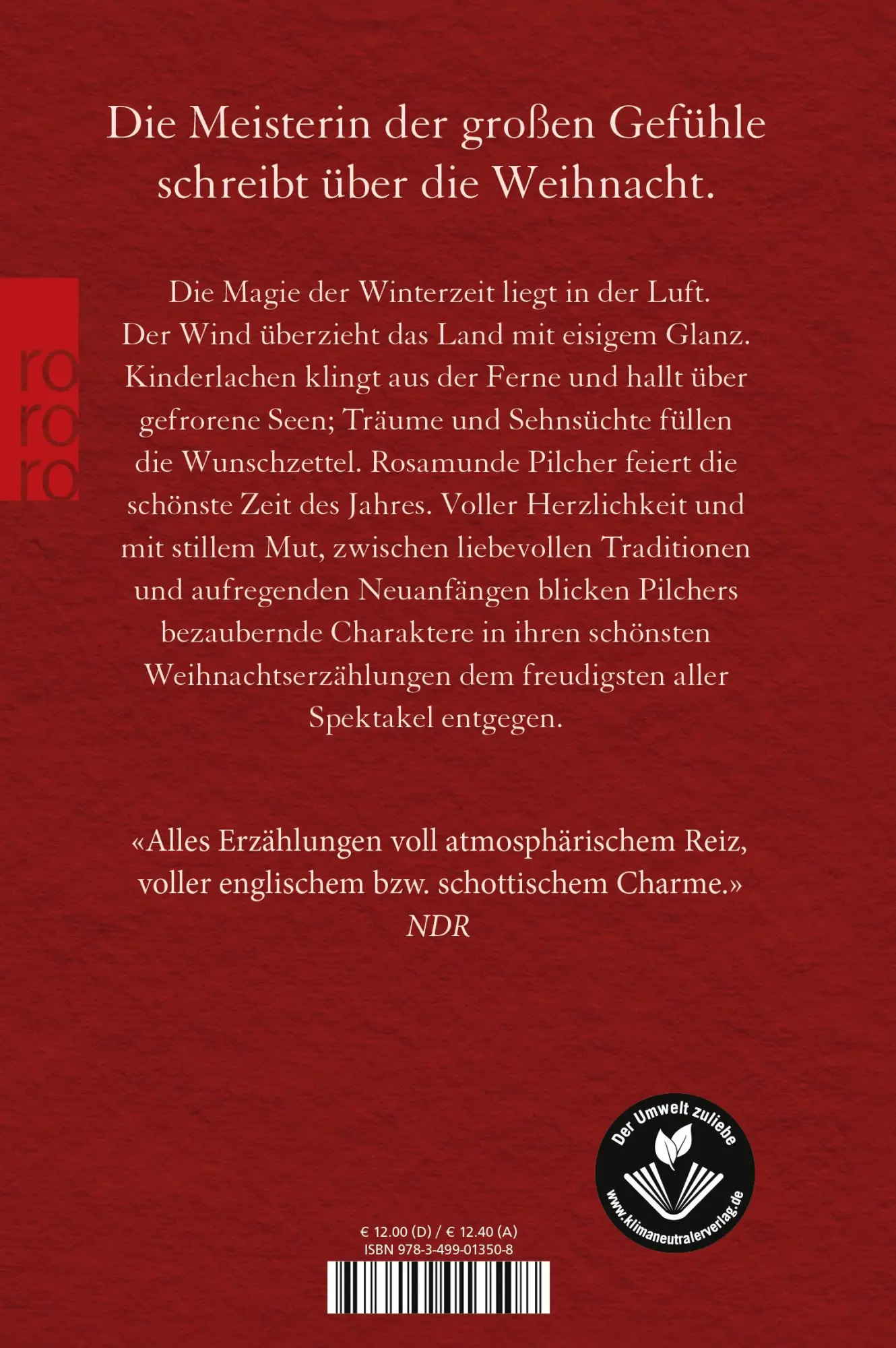 Rückseite: 9783499013508 | Miss Camerons Weihnachtsfest | Rosamunde Pilcher | Taschenbuch | 2023