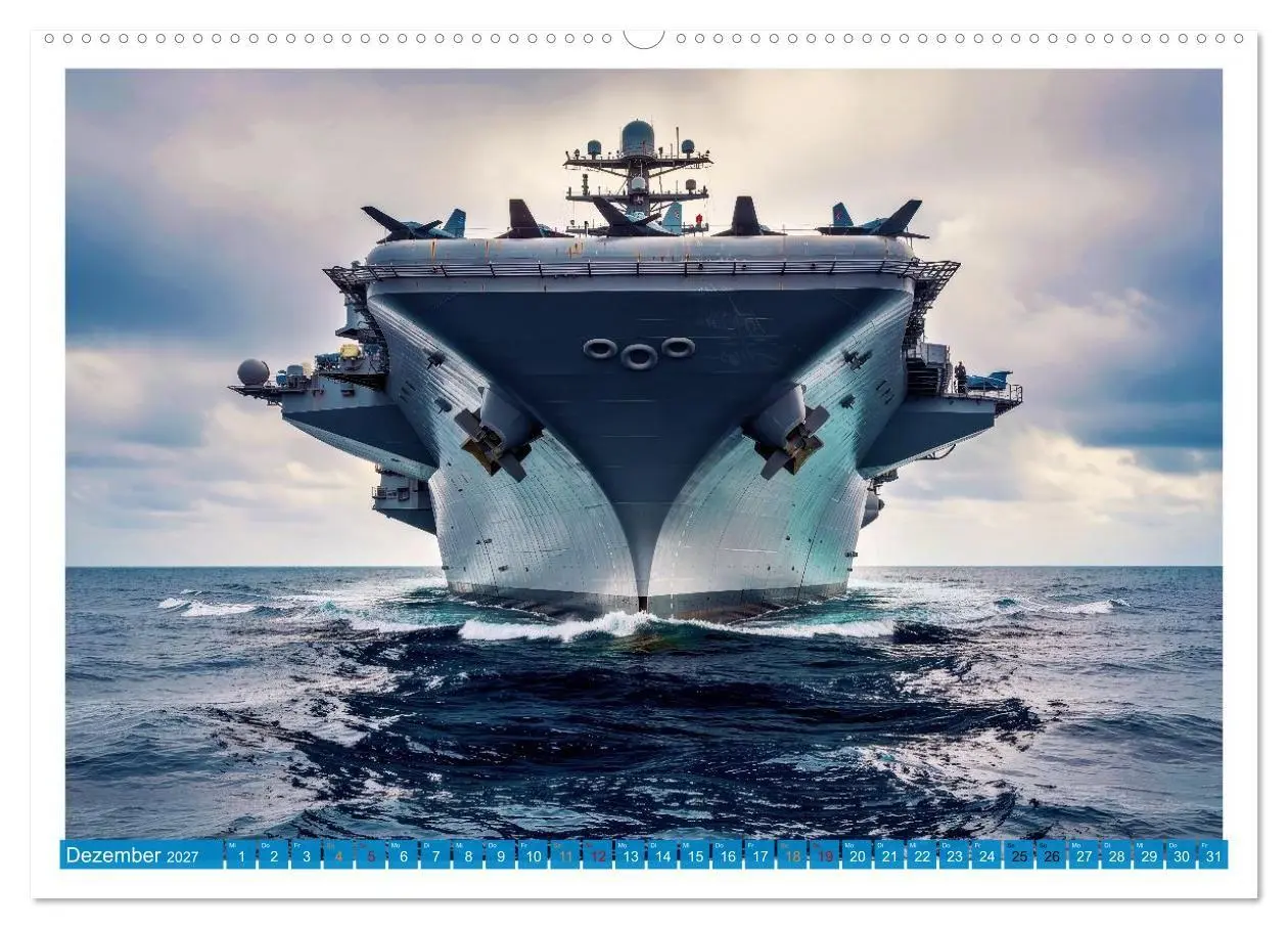 Bild: 9783516763508 | Flugzeugträger - Macht aus Stahl (hochwertiger Premium Wandkalender...